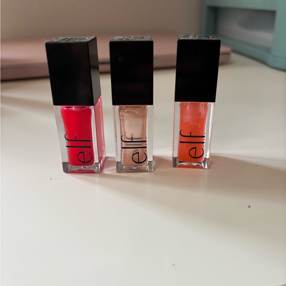 Set of three ELF lipgloss!